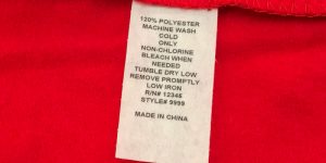 Apparel Relabeling – 120% Polyester??