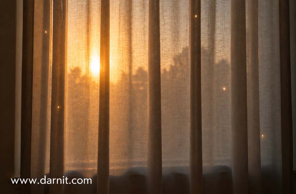 Image showing Blackout Curtains You Could See Through.